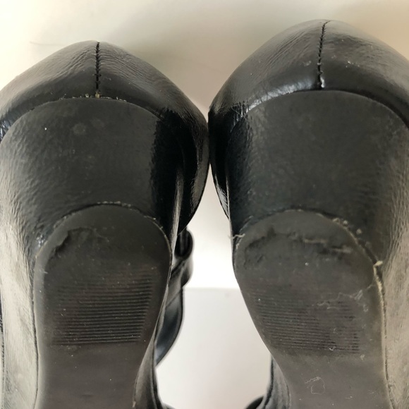 A2 by Aerosoles Black Wedge Sandals - Picture 9 of 9